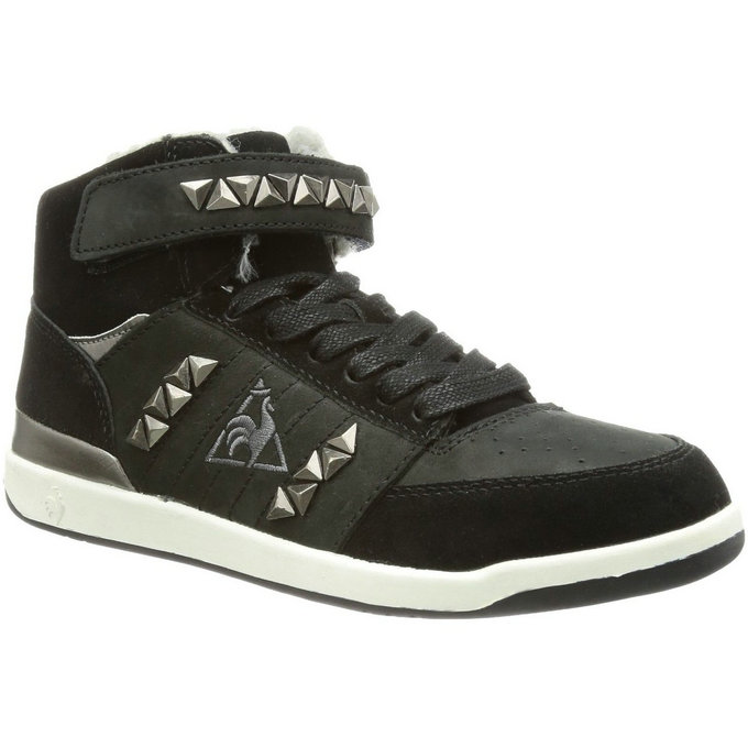 Le Coq Sportif Diamond Elance Mid Noir - Chaussures Basket Montante Femme